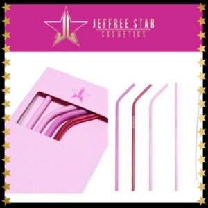 🌟 Jeffree Star Metal Straws - 4 pack